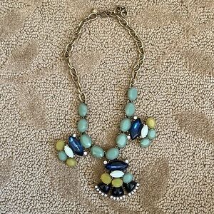 Jcrew jeweled toned necklace